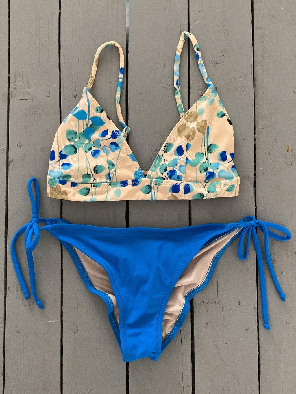Are you going to a tropical island destination on your next vacation? One of the must-have items is perfect vacation swimwear. This non adjustable triangle bikini top will be the perfect bikini top to wear. Its made with the finest quality of soft and stretchy Lycra to achieve the best fit. Order yours today. @jillesbikinis  