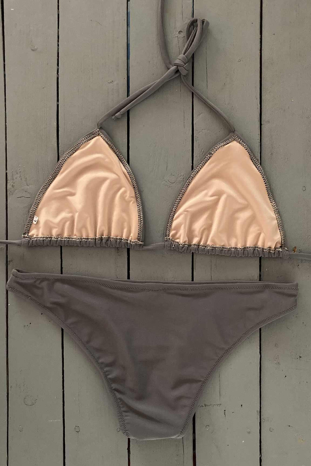 Splash around by the pool or beach this summer in this super cute grey classic bikini bottom. Made with the finest quality of soft and stretchy Lycra to achieve the best fit. Order yours today. @jillesbikinis