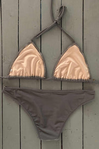 Splash around by the pool or beach this summer in this super cute grey classic bikini bottom. Made with the finest quality of soft and stretchy Lycra to achieve the best fit. Order yours today. @jillesbikinis