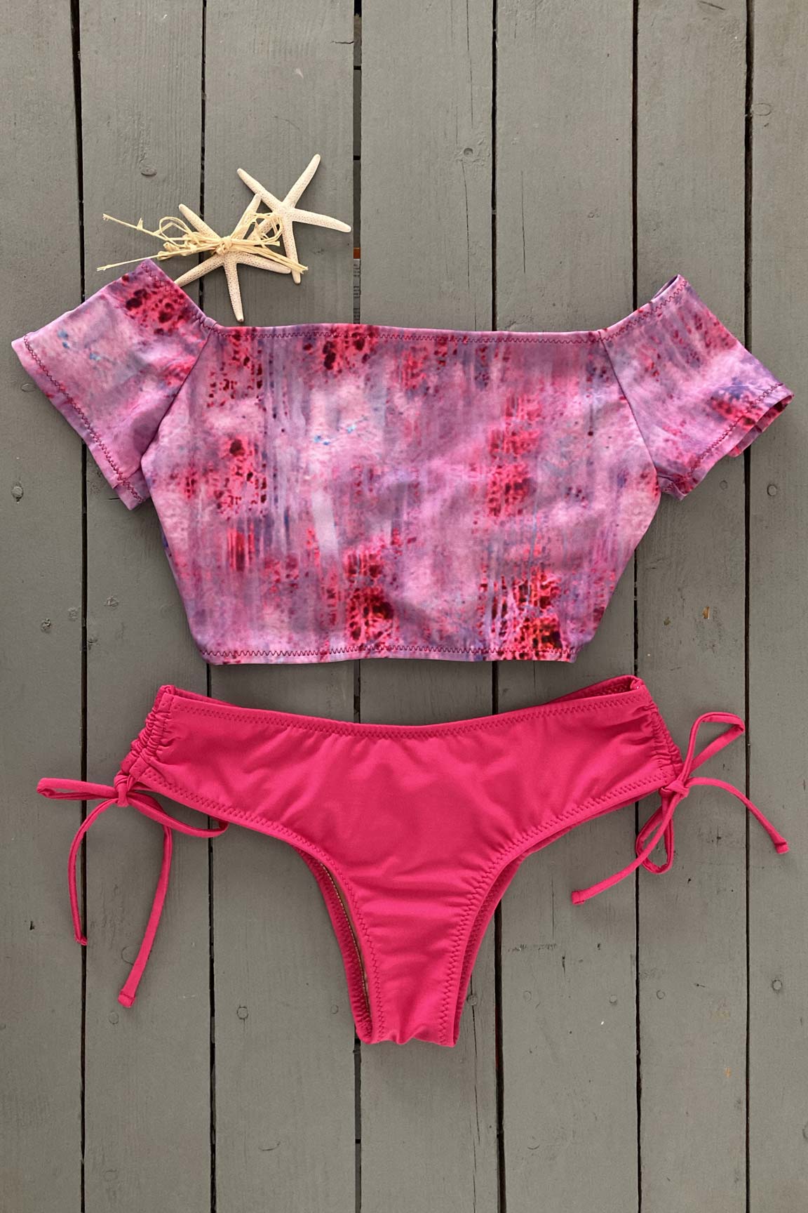 Short Sleeve Bikini Crop Top – JillesBikinis - Main Image