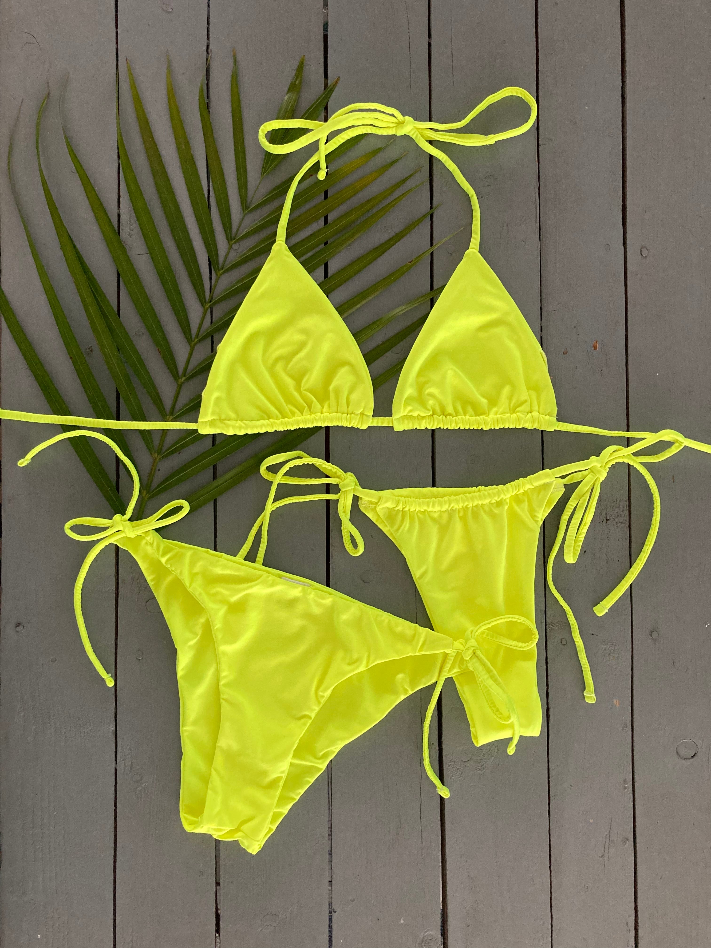 Bikini Sets Yellow Neon Bikini Neon Bikini Sets Store