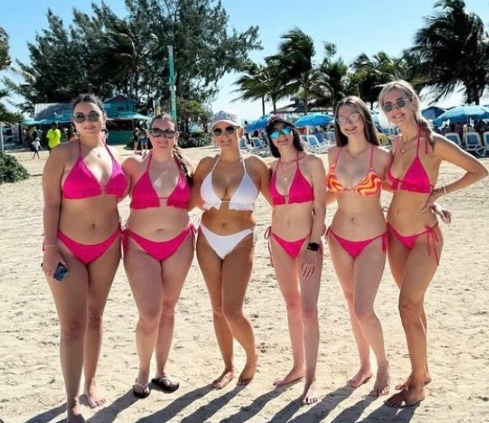 Bridal White High Rise Bikini Bottoms
