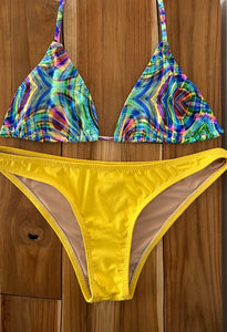 Canary Solid Yellow Classic Bikini Bottom