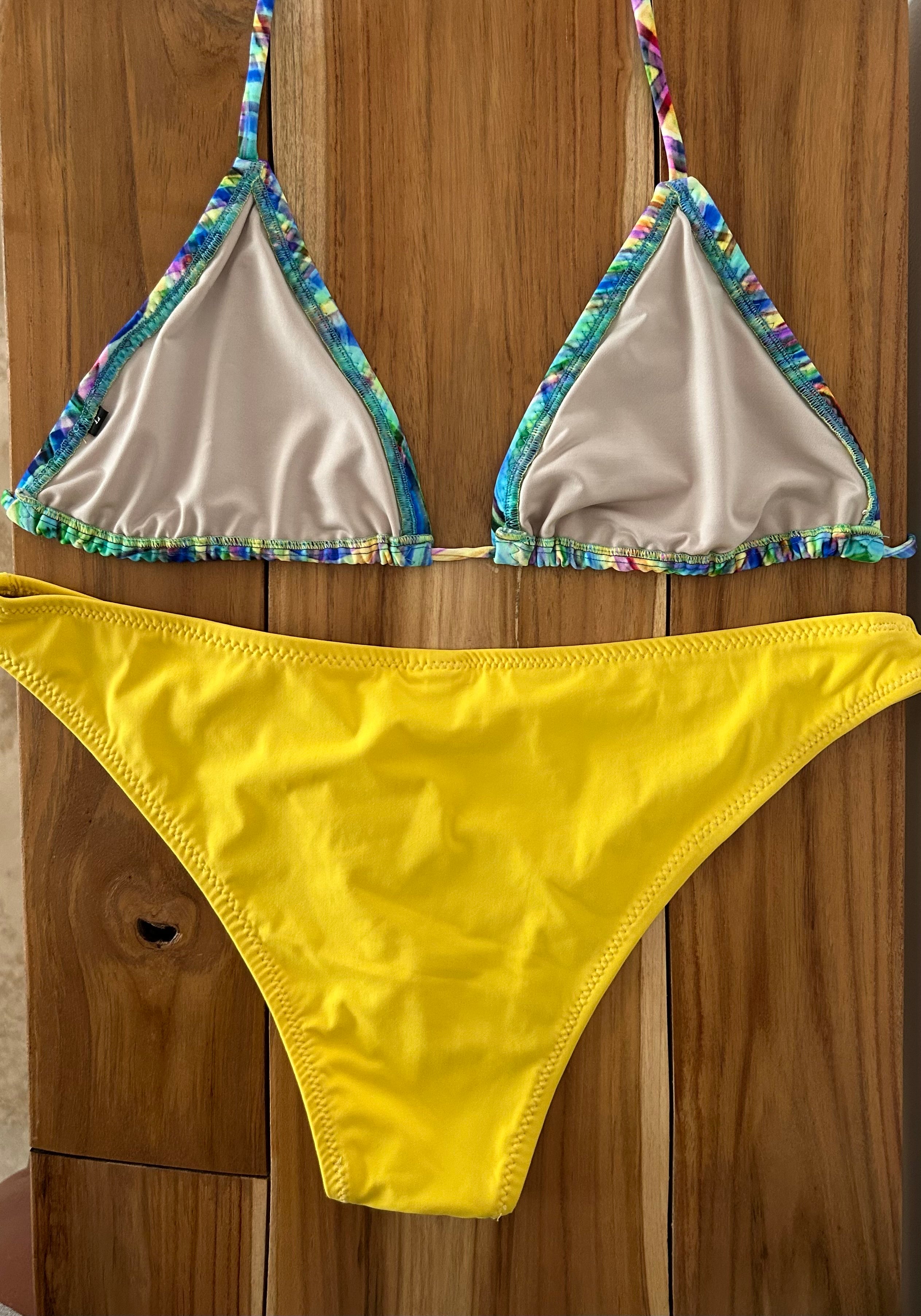 Canary Solid Yellow Classic Bikini Bottom