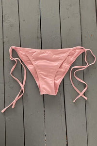 Baby Pink Scrunched Spaghetti Bottom - JillesBikinis