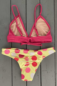 Three String Polka Dot Bikini Bottom - JillesBikinis