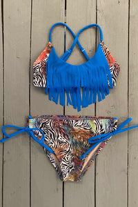 Kids Zebra Print Swimsuit Set - JillesBikinis