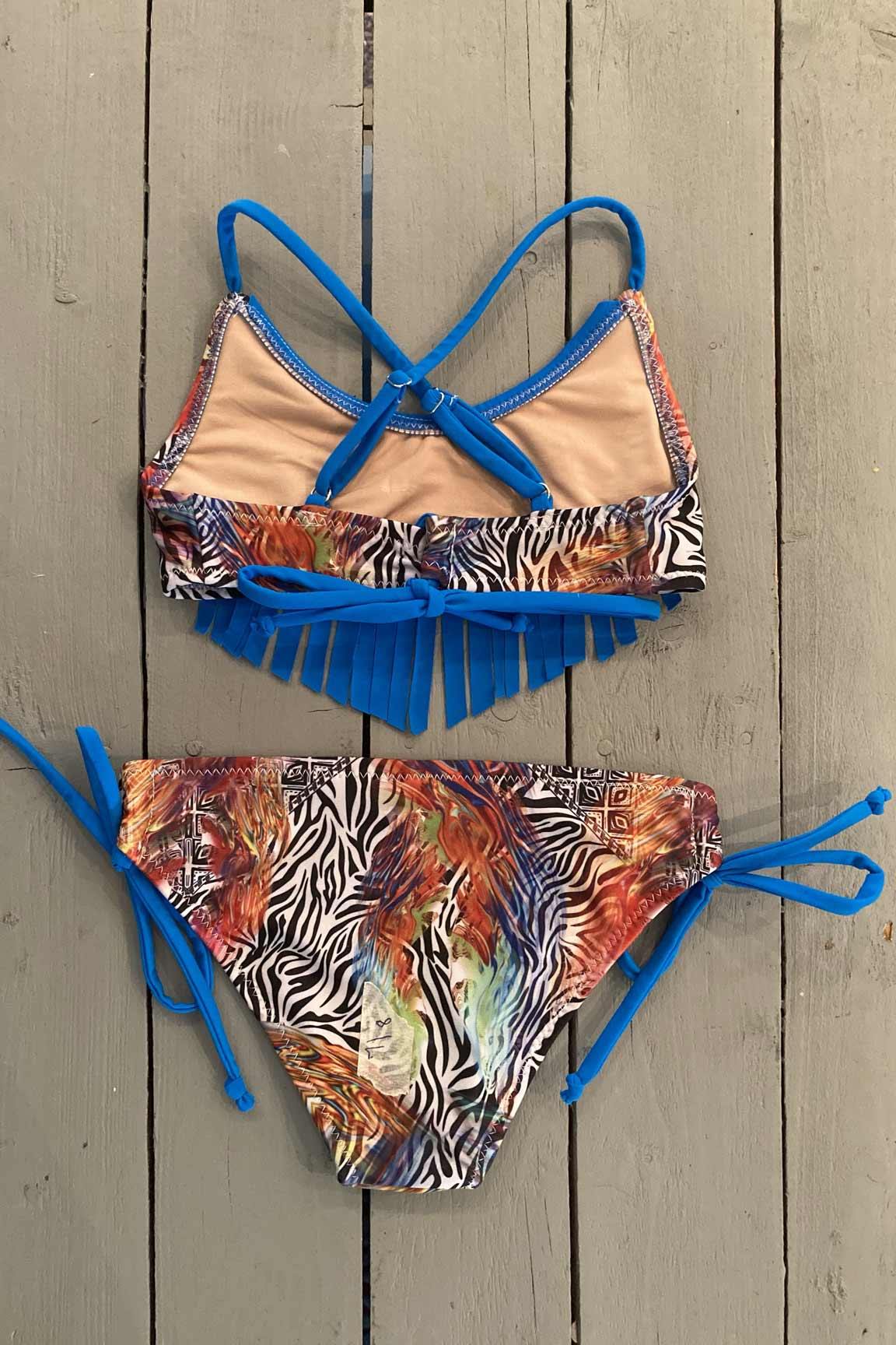 Kids Zebra Print Swimsuit Set - JillesBikinis