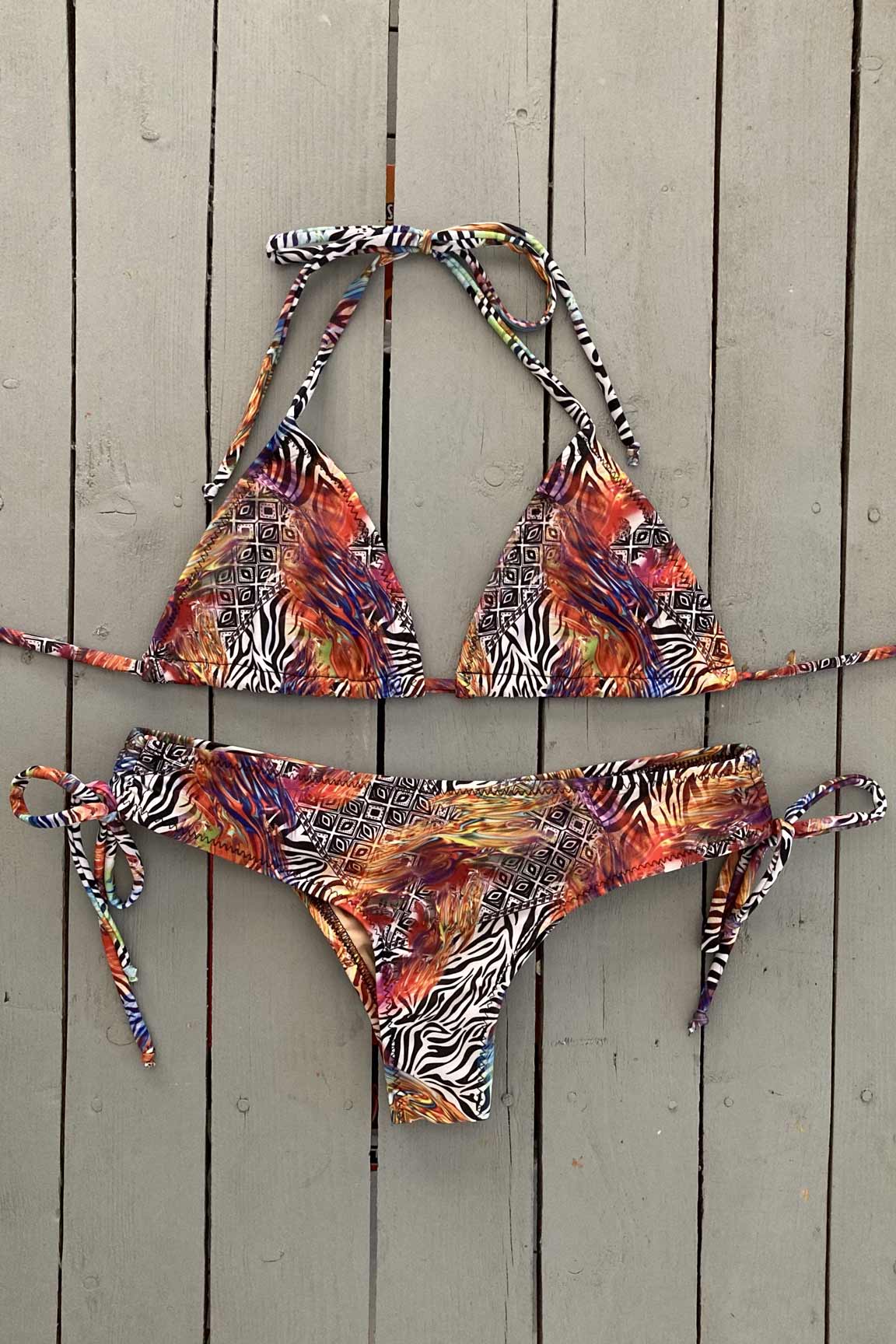 Enjoy days at the beach or pool in this zebra print wide cinched bikini bottom. Made with the finest quality of soft and stretchy Lycra to achieve the best fit. Order yours today. @jillesbikinis 