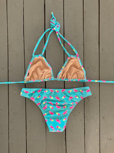 Double String Triangle Bikini Top