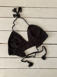 White Crochet Bikini Top