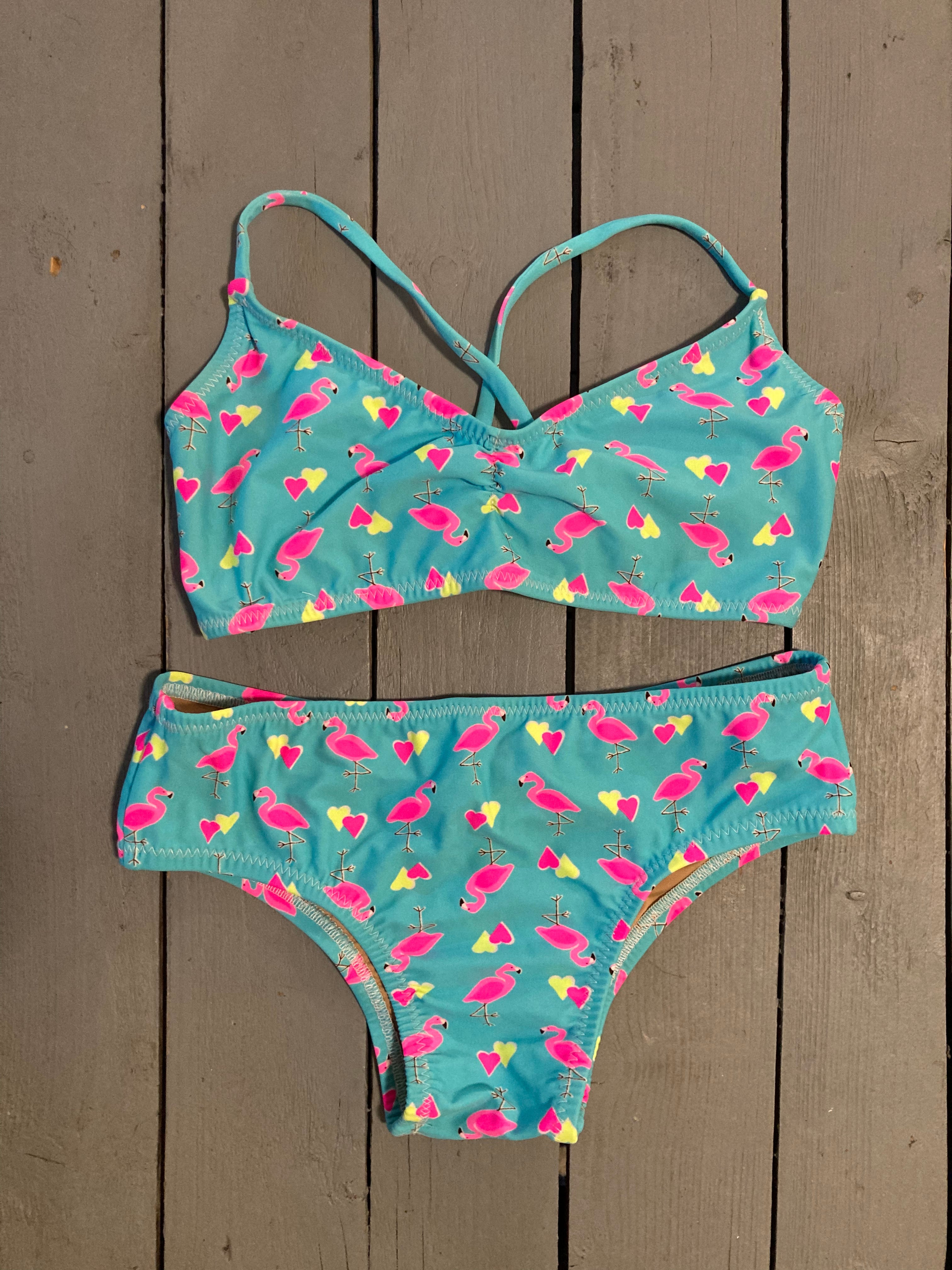 Flamingo Print Wide Classic Bottom