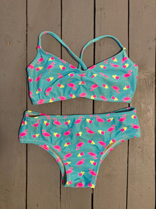 Flamingo Print Wide Classic Bottom