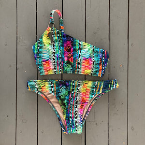 Bright Snakeskin Classic Bikini Bottom
