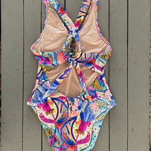 Low Cut One Piece Swimsuit